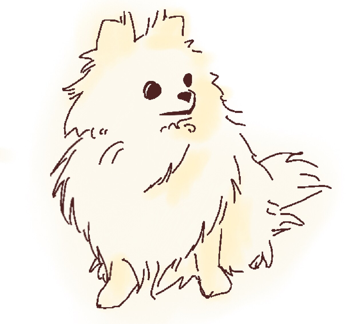 プレゼント・アイコン等❣️愛犬のイラスト描きます 可愛い愛犬を漫画イラストのようなタッチであなたの元へ！ イメージ5