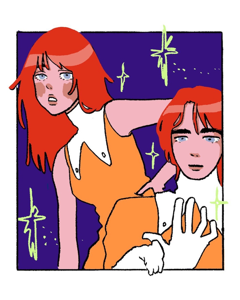 線画ベースのイラストを描きます MV、歌ってみた、サムネイル、挿絵、グッズなどに イメージ1