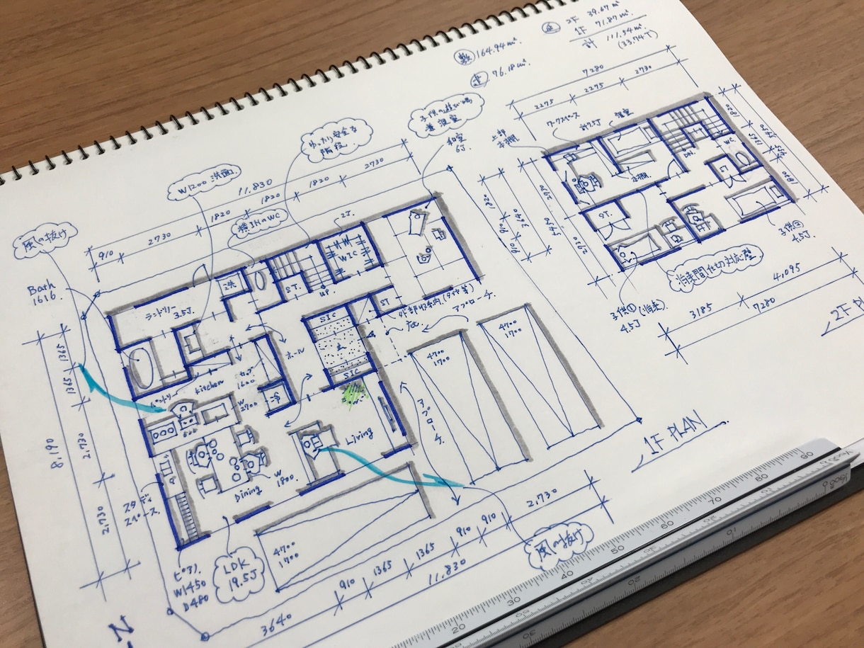 一級建築士が住宅間取りを納得いくまで提案作成します ラフ提案無制限！！早い返信&スピード提案を売りにしてます！ イメージ4