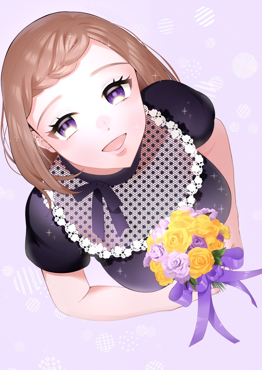 かわいい女の子描きます 配信用のサムネイル・ヘッダー・表紙・フラスタなどにどうぞ！ イメージ1