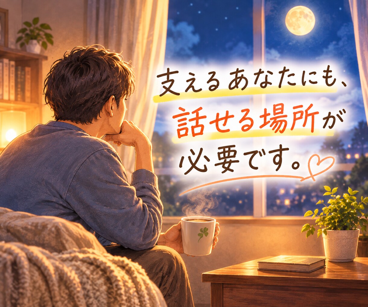 双極性障害の妻を支え17年本人ご家族のお話聴きます 本人の「見えている世界」を大事に否定せずゆっくり寄り添います イメージ3