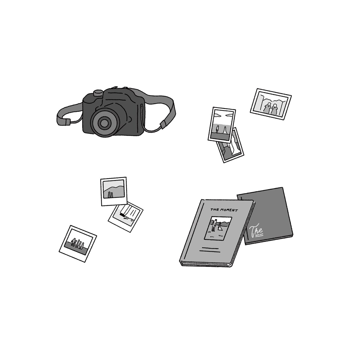シンプルで使いやすいイラストをお描きします スタイリッシュな線画で似顔絵やカットイラスト(カラー可) イメージ10