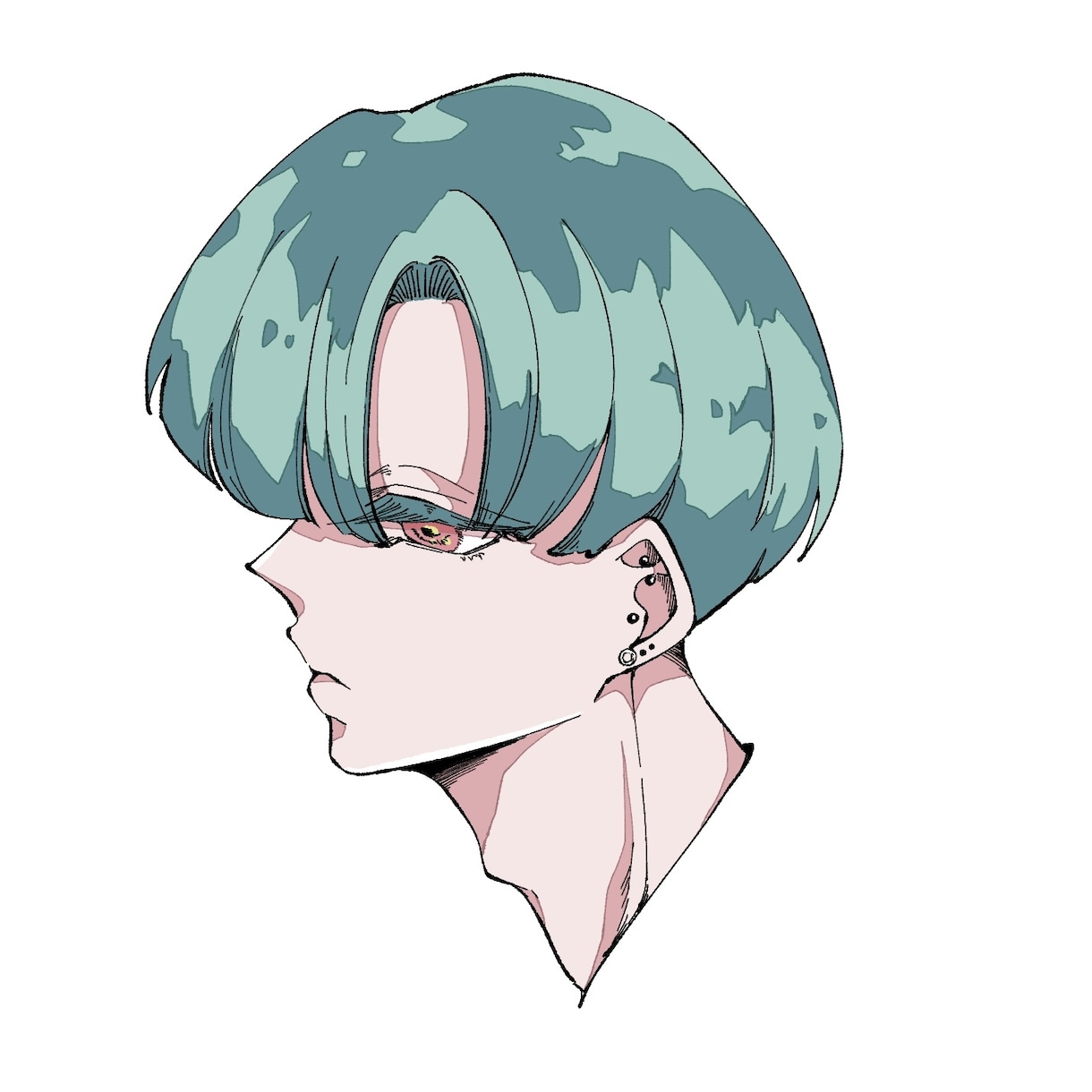SNSアイコン制作します シンプル可愛いアングラ感のあるイラストです イメージ2