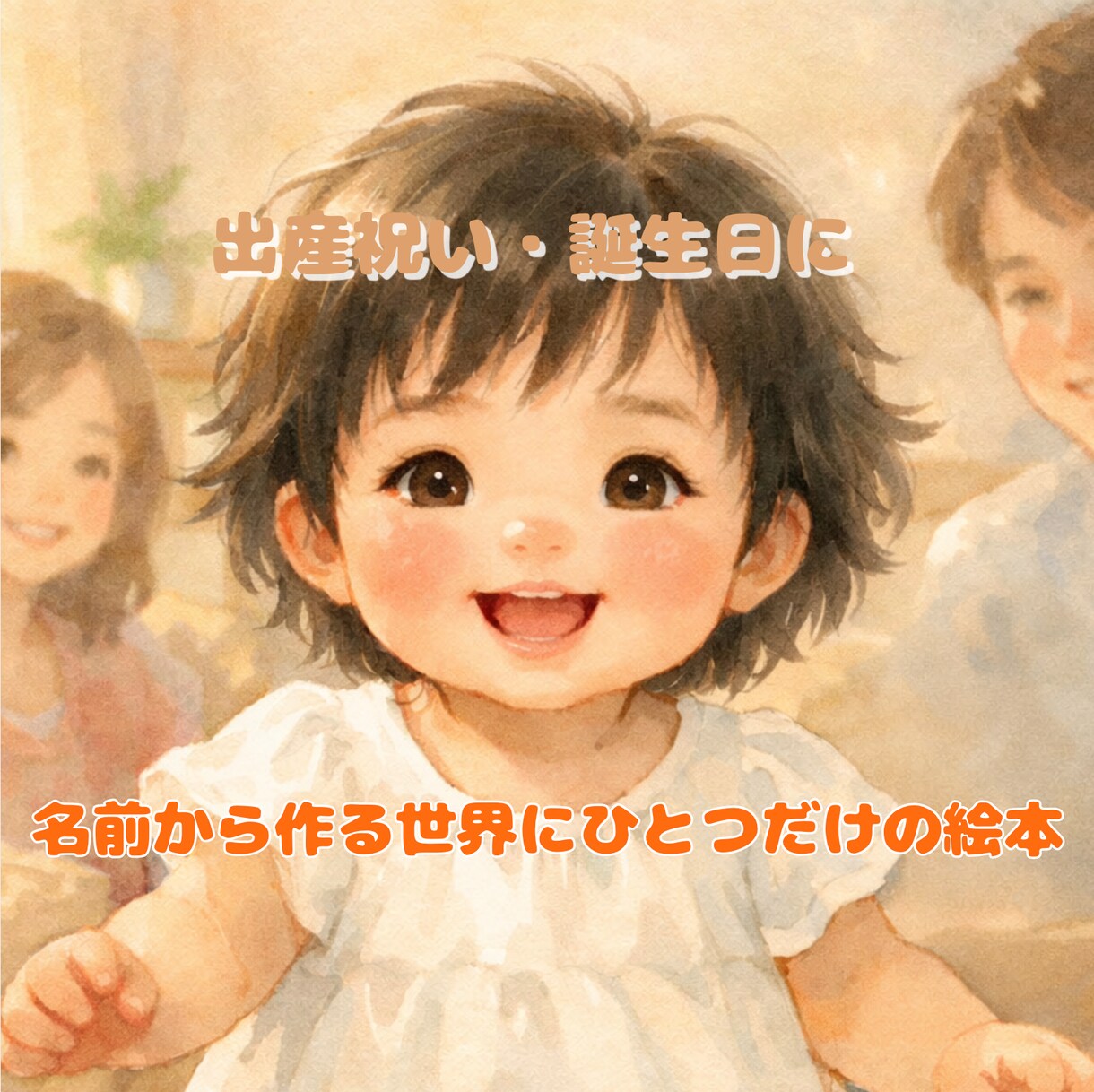 名前に込めた想いを、世界に一冊の絵本にします 出産祝い・誕生日に　名前から作る世界に一つのオリジナル絵本 イメージ1