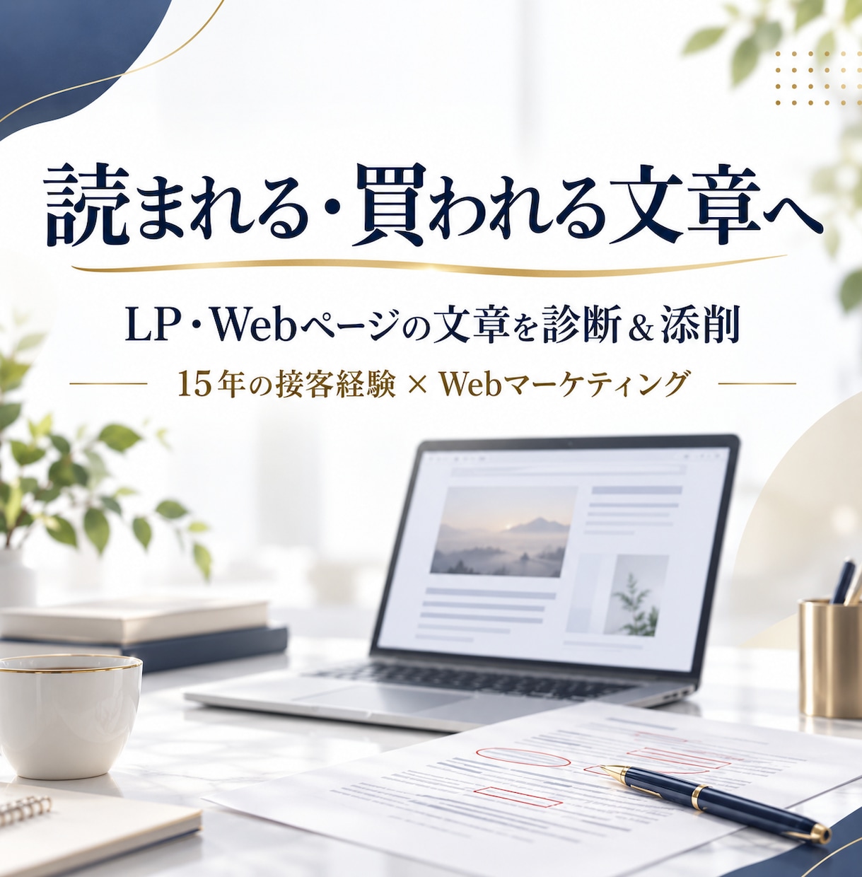 LPやWebページの文章をプロが診断＆添削します プロ視点で「買わない理由」を改善！購入率を高める文章へ添削 イメージ1