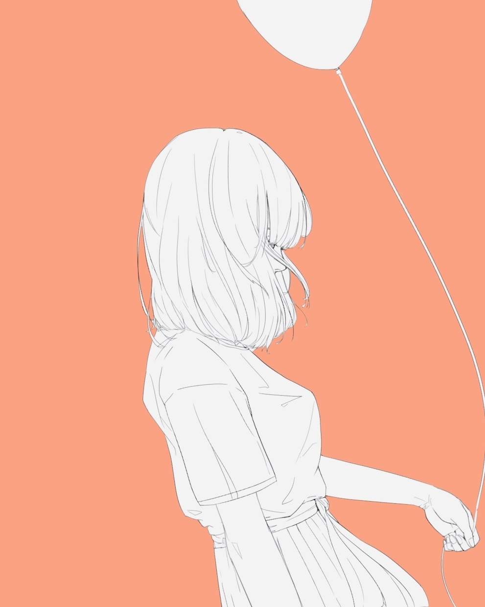 透明感のある女の子イラストをお描きします あなたの「好き」を、透明感のある一枚に。 イメージ7