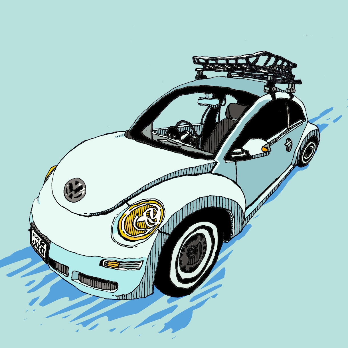 車/おしゃれ/絵/イラスト描きます あなたの愛車を味のある絵にします。 イメージ2