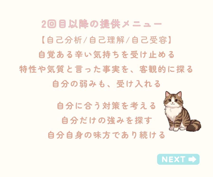 自己理解/自己受容☆生き辛さ/困り事お聞きします 繊細さん/擬態さん/真面目さん/誠実さん/頑張りさんへ イメージ2