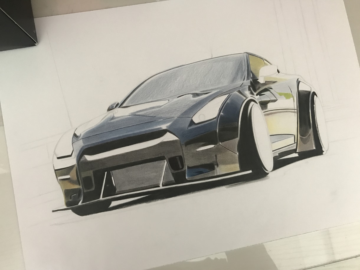 御愛車や好きな車をリアルに描きます 友人や御自分へのプレゼントにオススメ！ イメージ2
