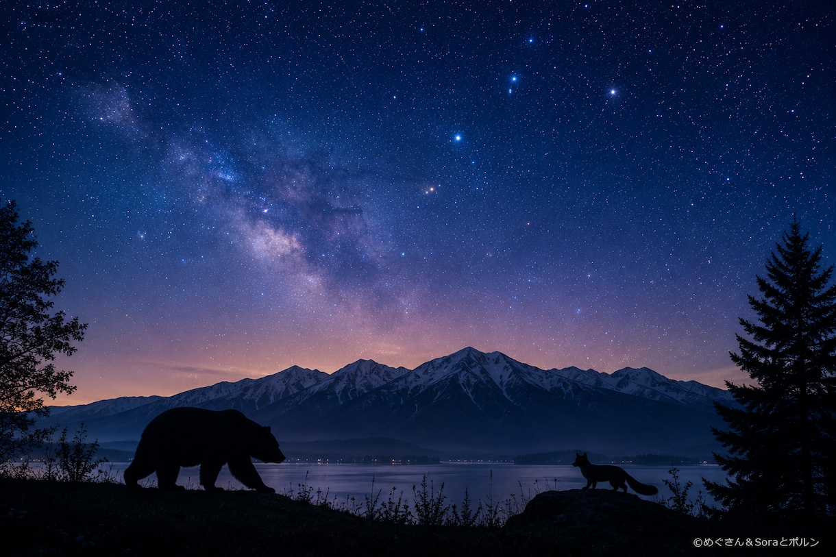 北海道のカムイの星々のメッセージをあなたに送ります オリジナルオラクルカードで今あなたに届けたい星のことば☆ イメージ1