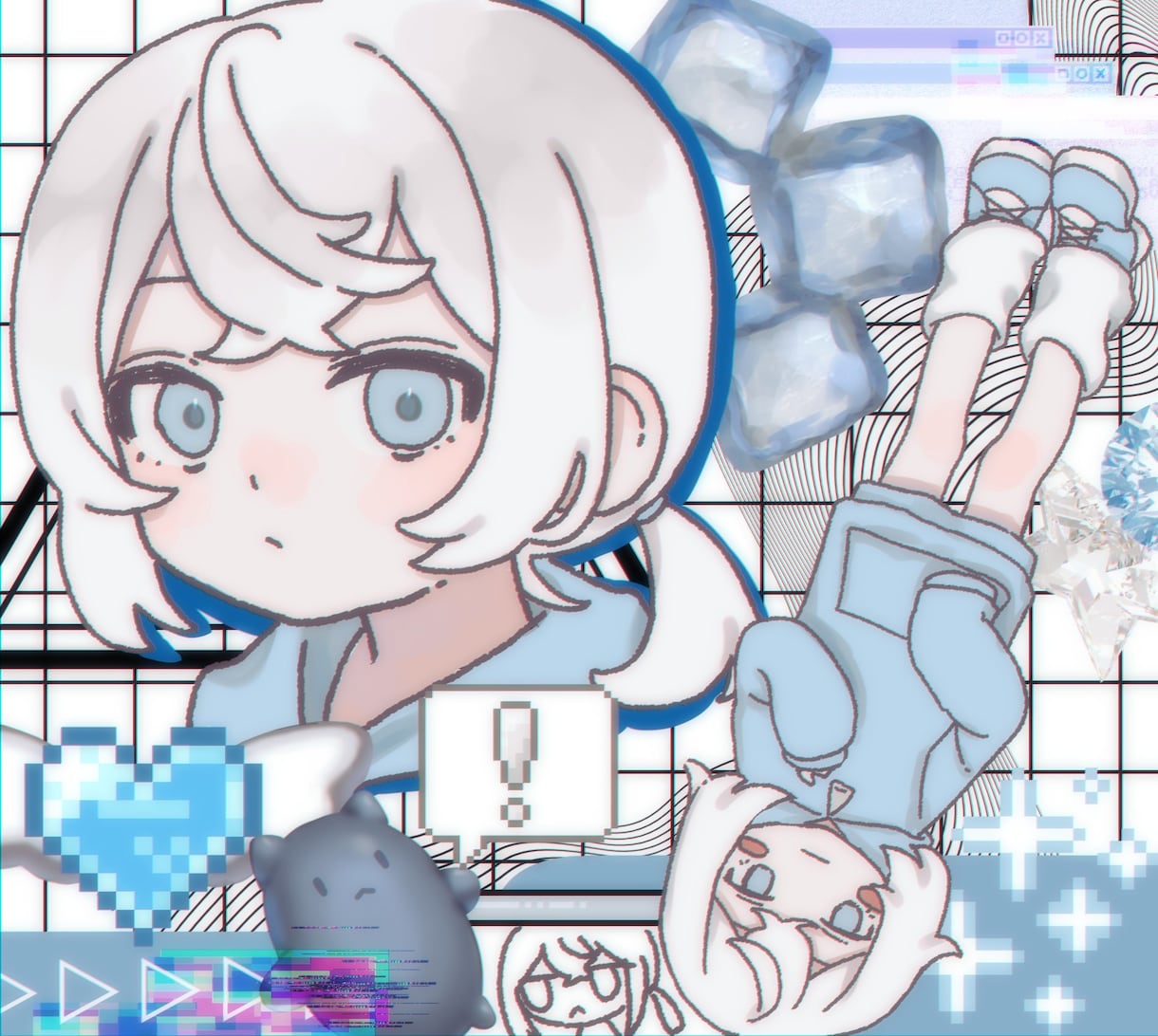 可愛いイラスト描きます SNSアイコン、ヘッダー、一枚絵など制作します！ イメージ6