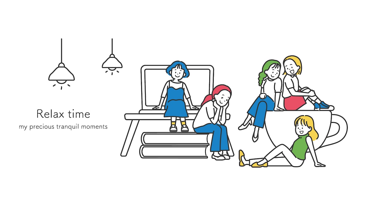 ハッキリしたカットイラスト描きます パンフレット・広告・動画・Web・SNSなどに便利！ イメージ1
