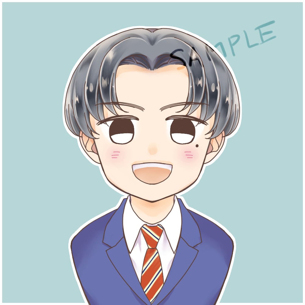 きれいめかわいいアイコンイラスト描きます SNSアイコンやブログフキダシに♪ゆるかわアイコンイラスト イメージ5