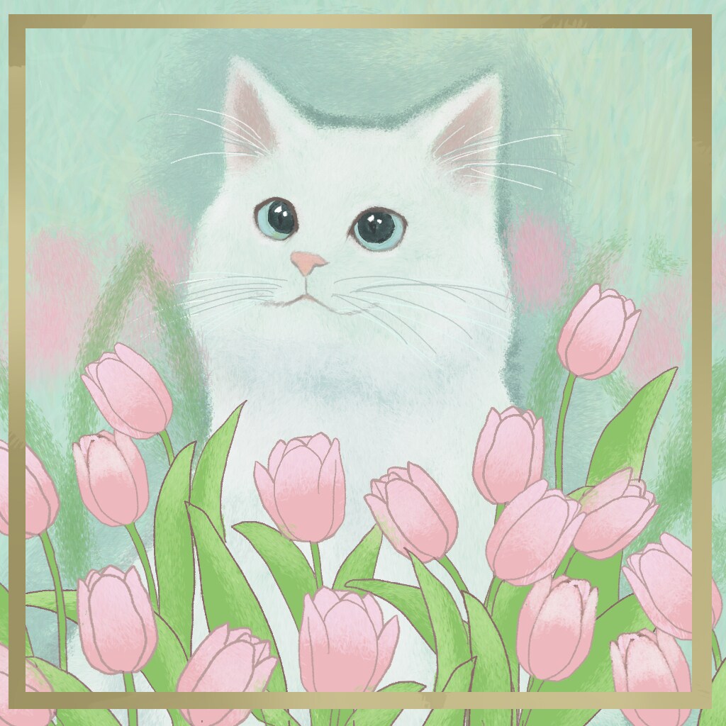 油絵風特化！あなたのペットを油絵風に描きます 【油絵風×猫】どんな毛色、ポーズでも愛猫をかわいく描きます イメージ6