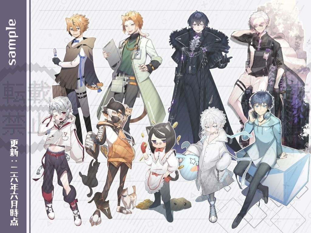 男の子アイコン/イラスト描きます Vtuber立ち絵/TRPG/配信者のイメ絵お任せあれ！ イメージ3