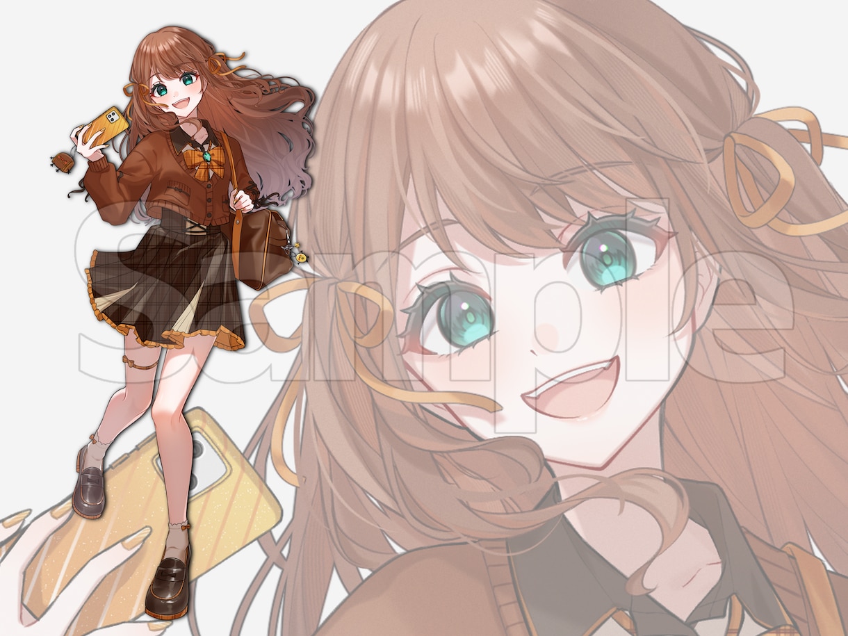 商用・二次・キャラデザ込み！　立ち絵制作いたします 衣装や表情にもこだわり、活動に長く使えるものをお届けします イメージ2