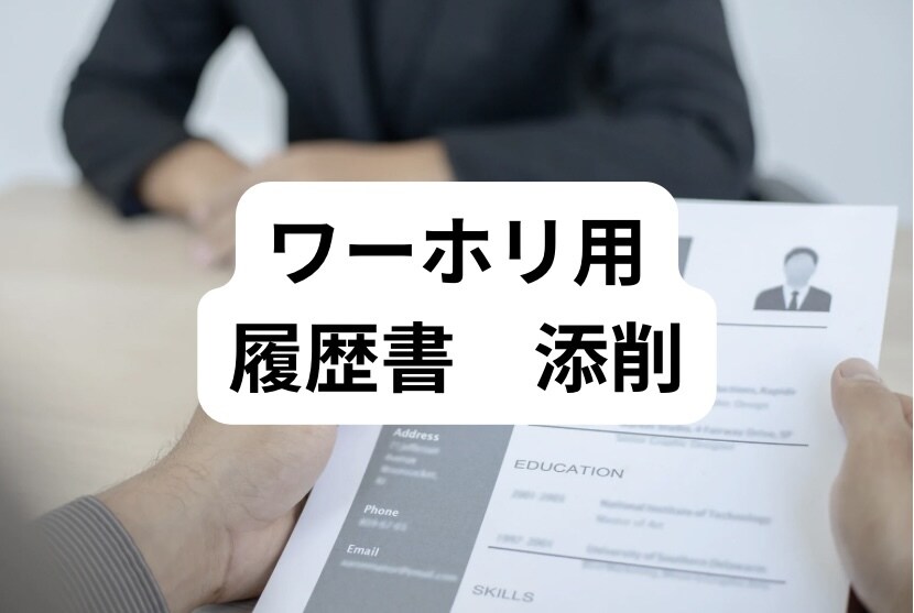 ワーキングホリデー　英語履歴書の添削を行います ワーホリサポート事業者のサービス イメージ1