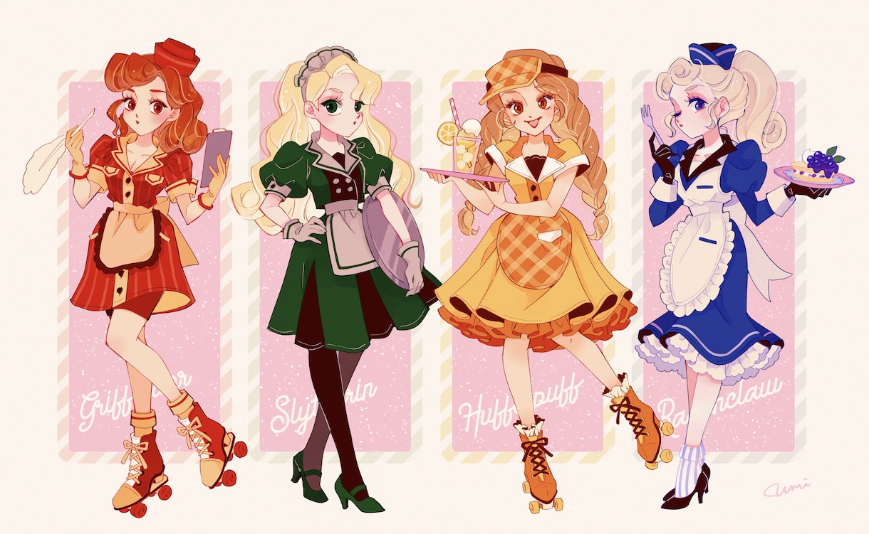 可愛い衣装を着た女の子描きます ●アイコン、似顔絵、イメージイラスト、オリキャラなど イメージ8