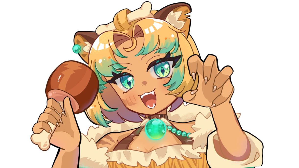 配信待機画面・エンドカードをイラストから制作します もちもち可愛く動きます！現在実績募集中！ イメージ2