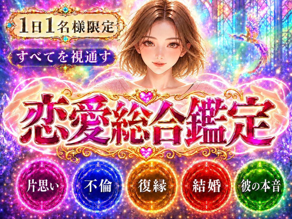 即日☆止まっている恋の根本原因と、道を教えます 片思い / 復縁 / 彼の本音 / どんな悩みでも構いません イメージ1