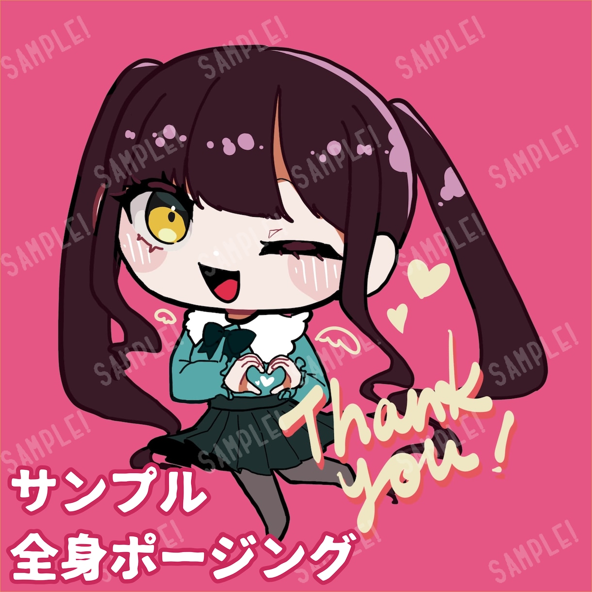 ポップでかわいいステッカー風イラスト描きます レイヤー分け納品も可能！透過データでそのままステッカーにも！ イメージ5