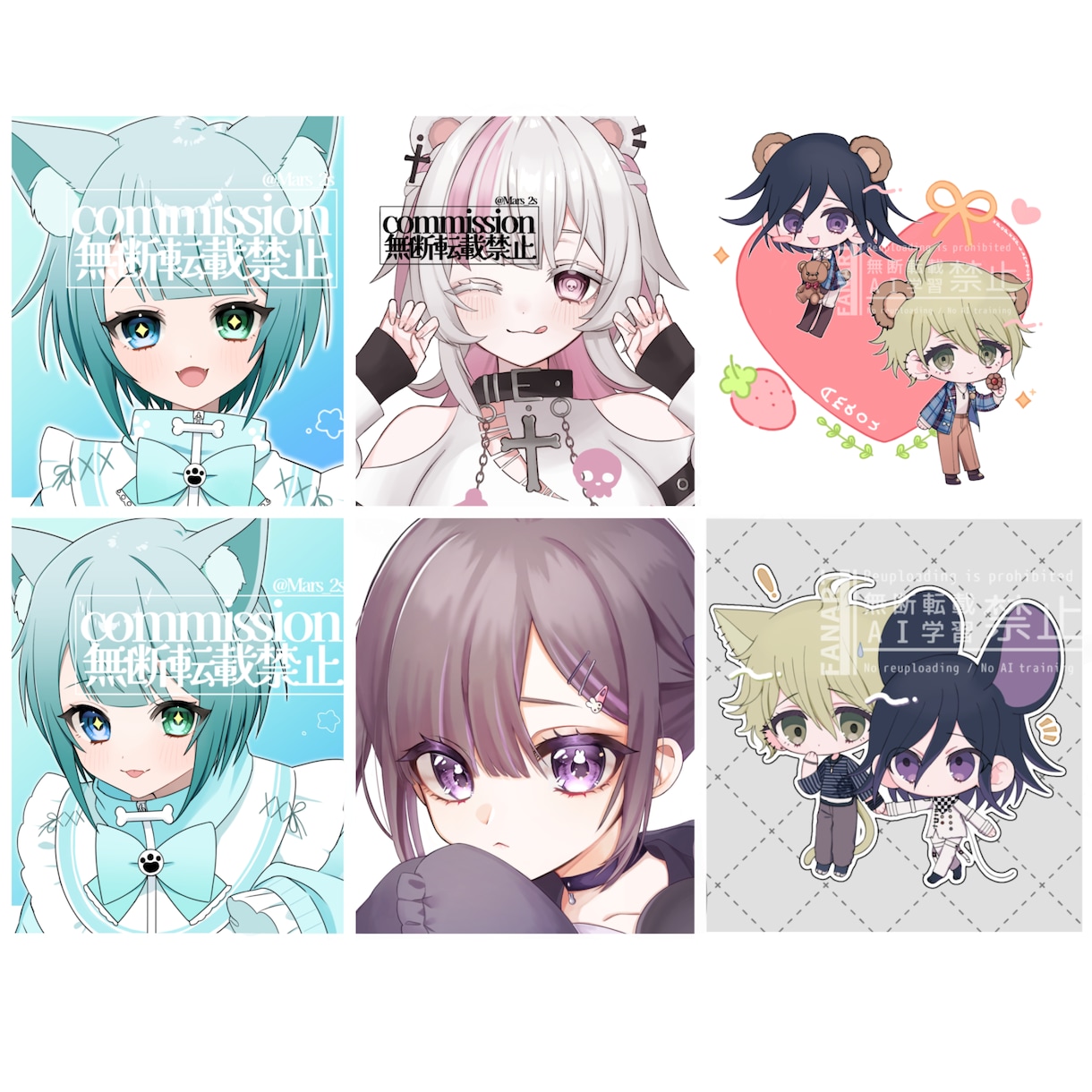 立ち絵制作します TRPGやライブ配信などで可愛いキャラを動かしたい方へ イメージ4