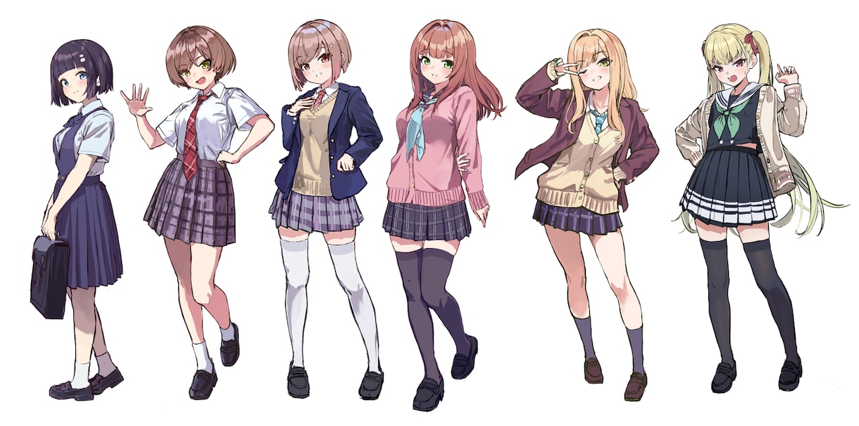 立ち絵を描きます 可愛い女の子を描くのが得意です。 イメージ7