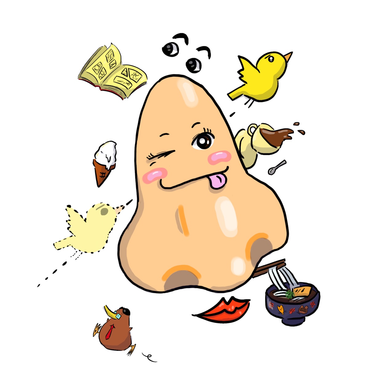 アイコン他、ゆるイラスト作成します SNSなどに暖かい雰囲気のアイコンいかがですか？ イメージ6