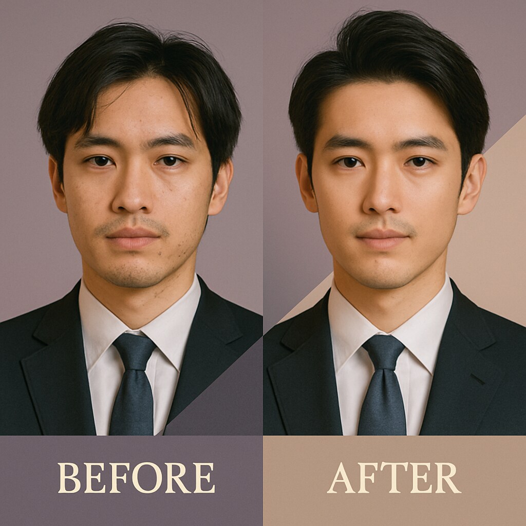 プロ品質で人物写真をレタッチします ※実績作りの為先着5名様まで1000円！ イメージ3