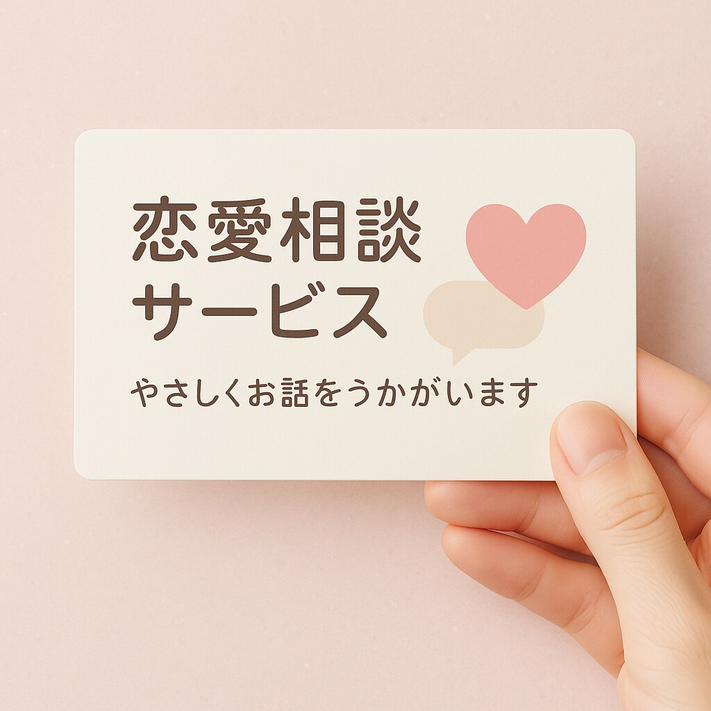 恋愛のお悩みに寄り添って相談に乗ります その恋、もっと楽になる方法があります イメージ1