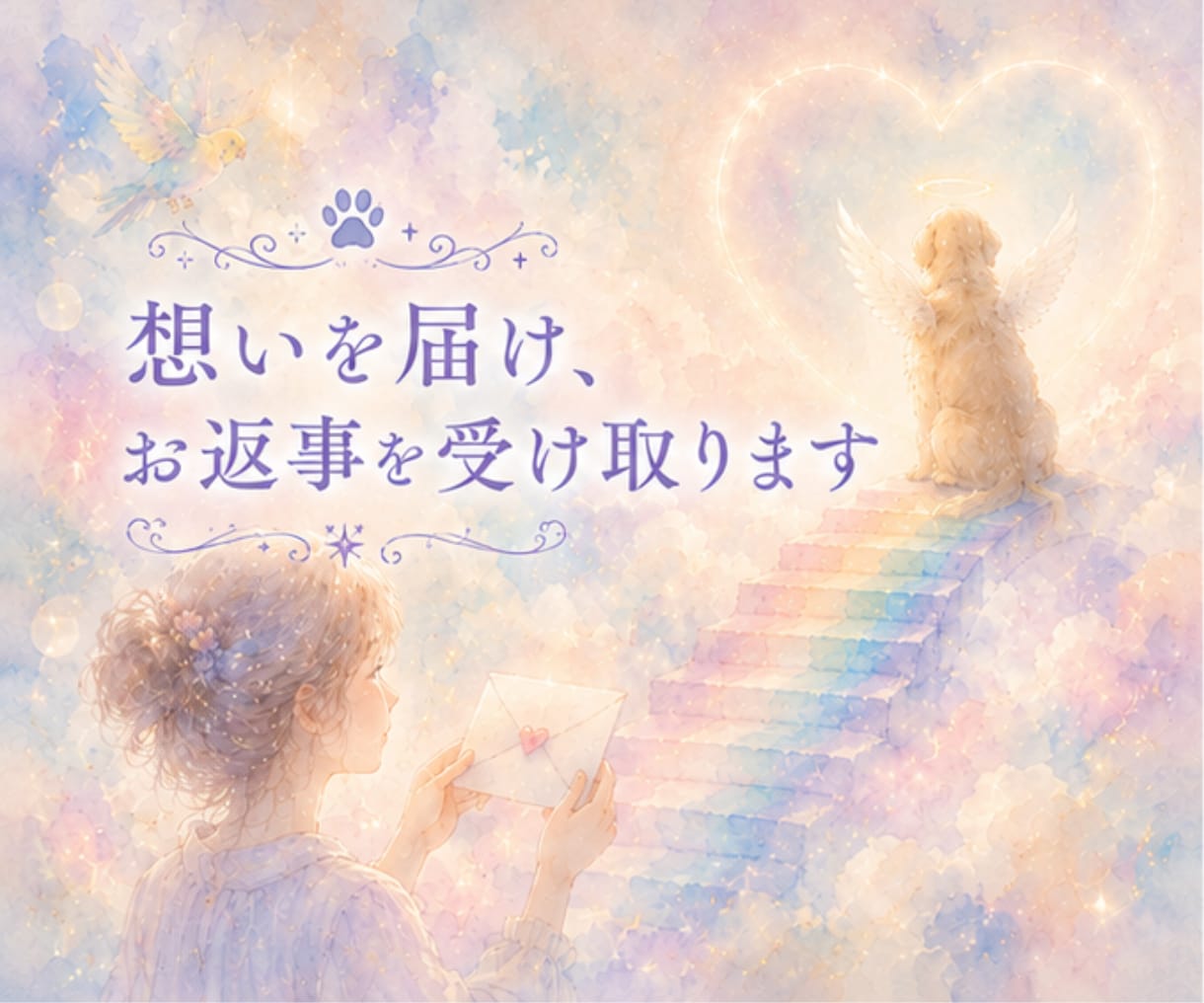 ペットロスサポート☆心にそっと寄り添います 想いも後悔も受け止め優しく心を整えます イメージ3