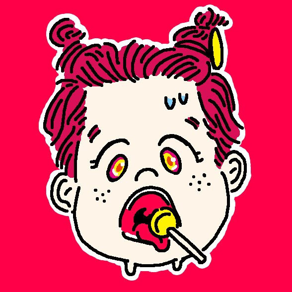 SNS等のアイコンを描きます SNS映えする、「調子のいい」イラストやアイコン イメージ1