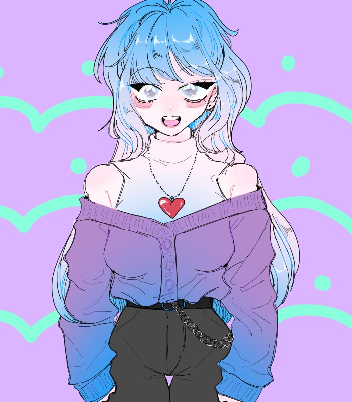 平成感のある絵柄で女の子描きます 平成感のある絵柄、ロリっぽい女の子が好きですが男性も描けます イメージ4