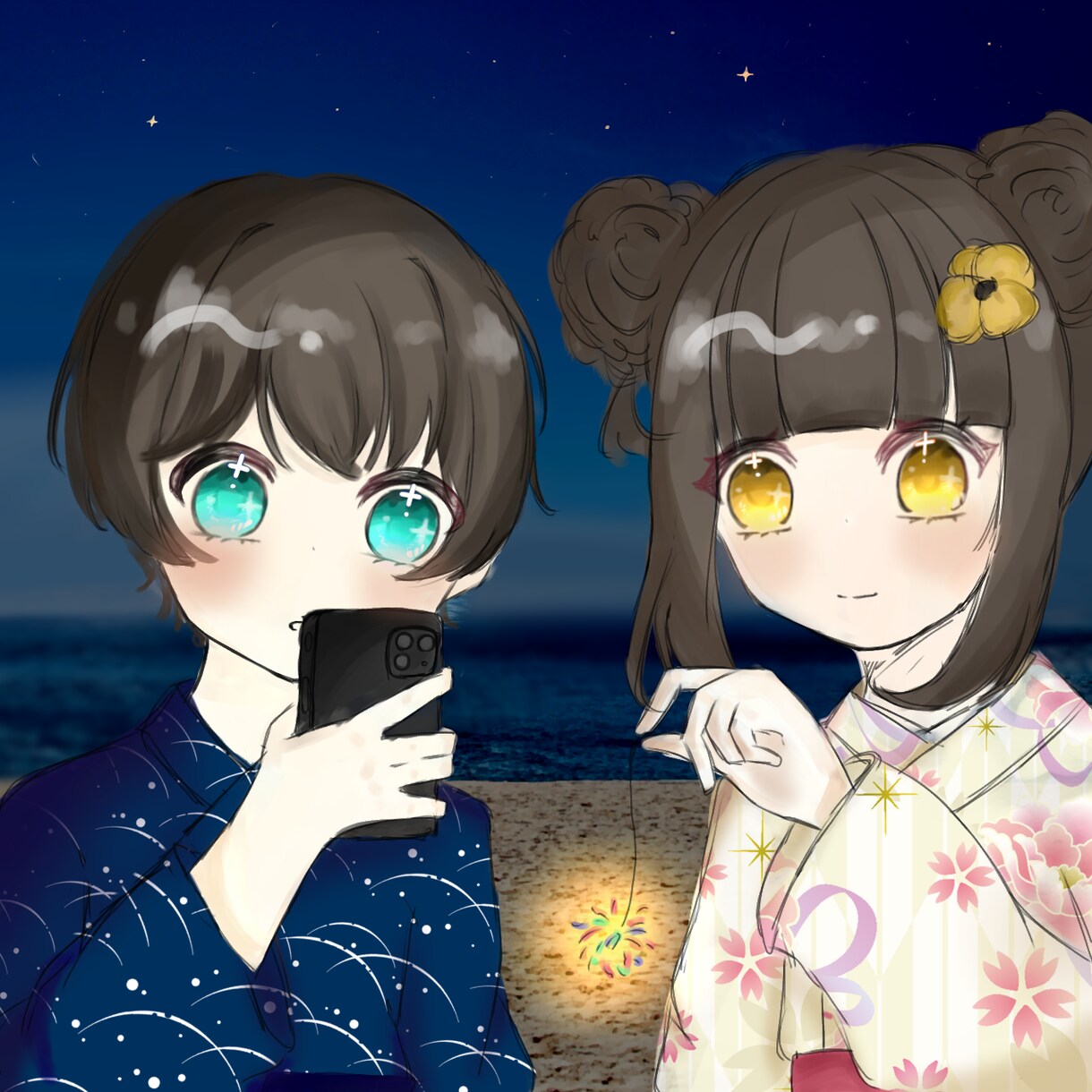 ペア画募集している方にオススメいたします ペア画依頼してみたい方！！是非覗いて見てください！ イメージ1