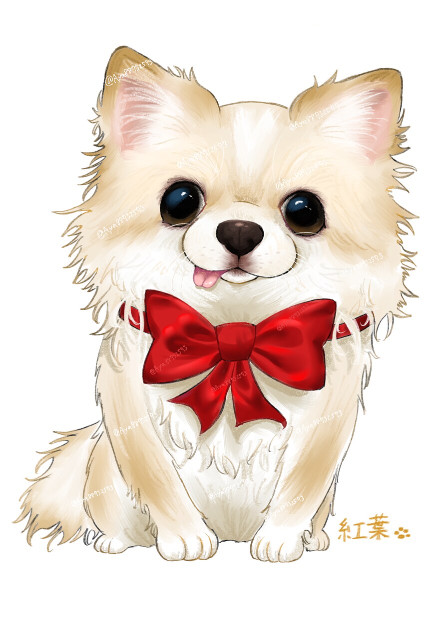 デフォルメイラスト描きます 可愛いペットちゃんの似顔絵描きます! イメージ1