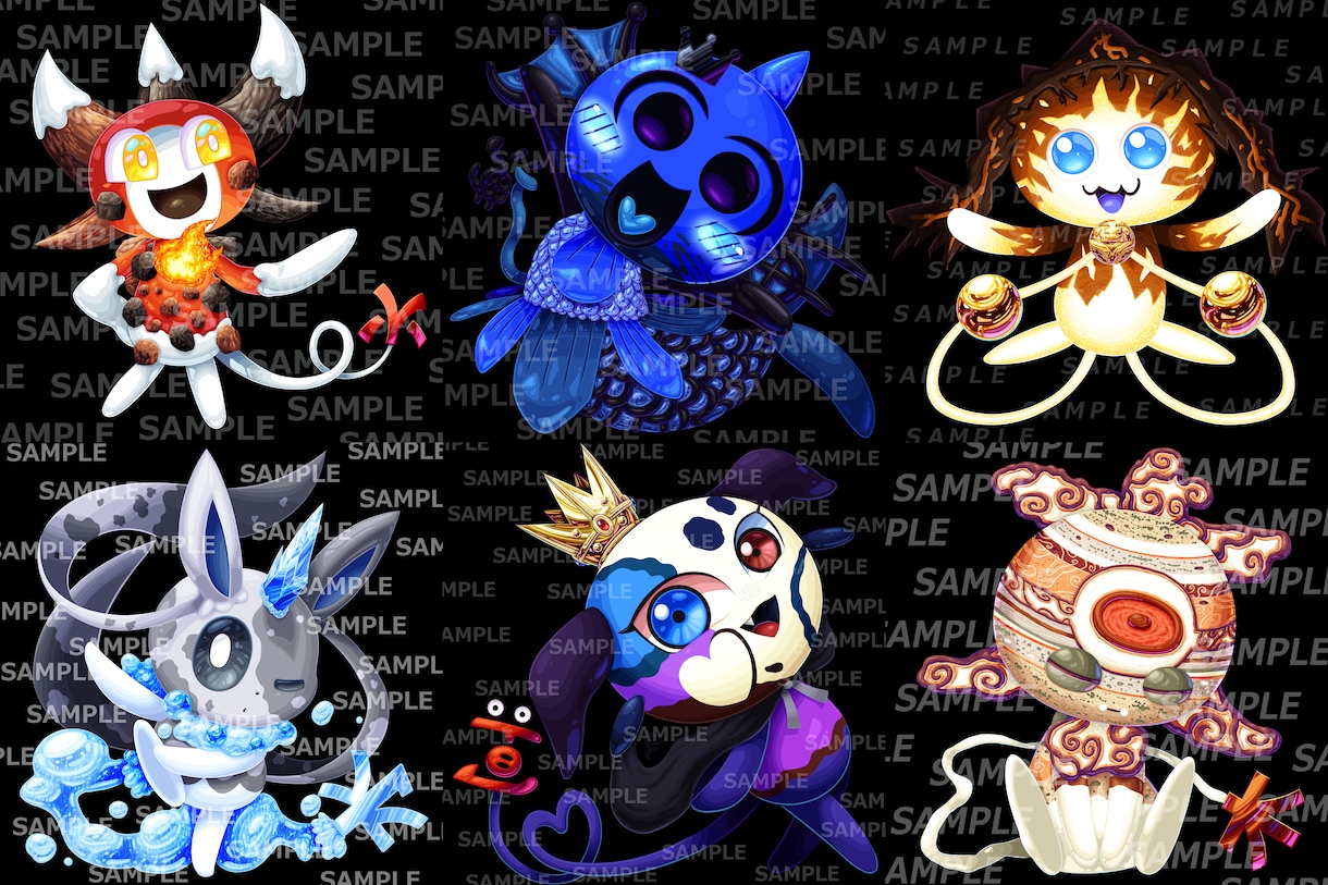世界観独特なキャラクターを制作します フワッとしたイメージでも大丈夫です。 イメージ2