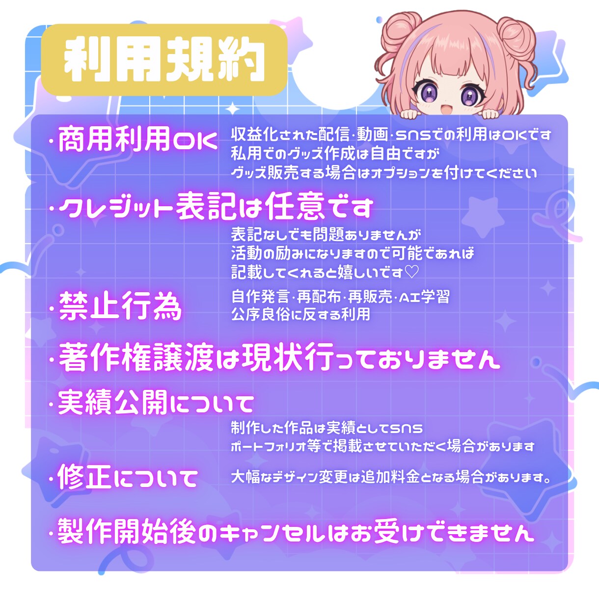 あなたのキャラをSDキャラにしてモデリングします 既存キャラのSDキャラ化＆Live2Dモデリングを安価で対応 イメージ4