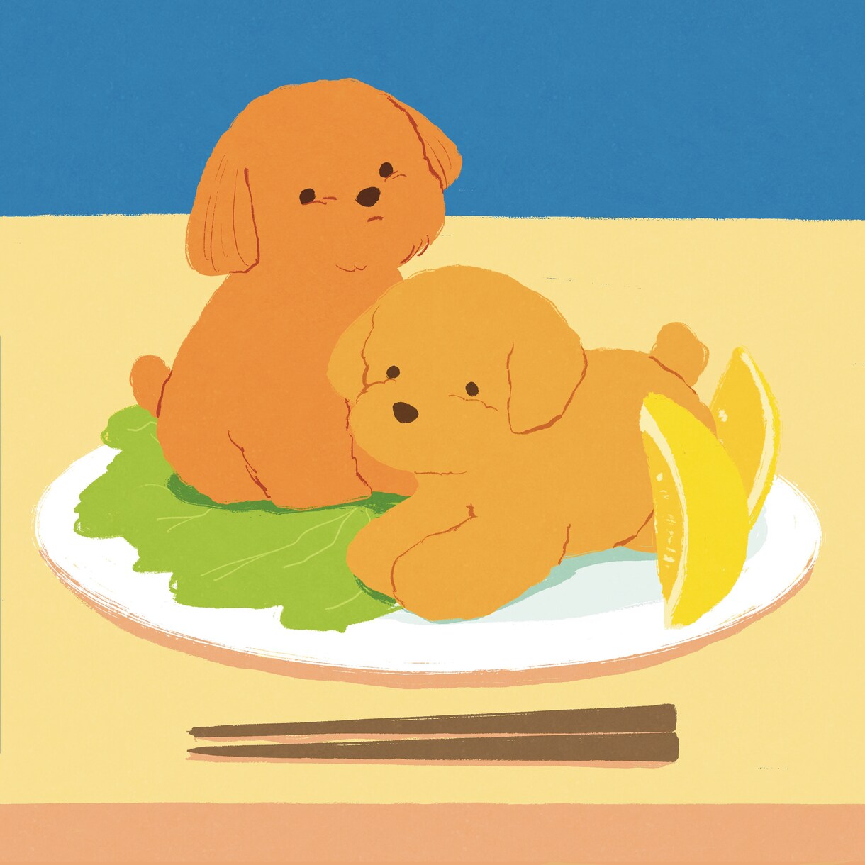 色彩で魅せるイラスト描きます かわいくてお洒落なアイコンや似顔絵いかがでしょうか？ イメージ1