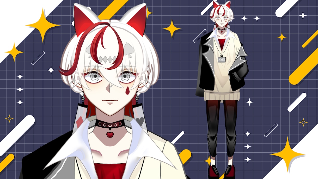 Live2Dモデル制作イラストから一括で制作します イラストの魅力を、そのまま動きへ イメージ8