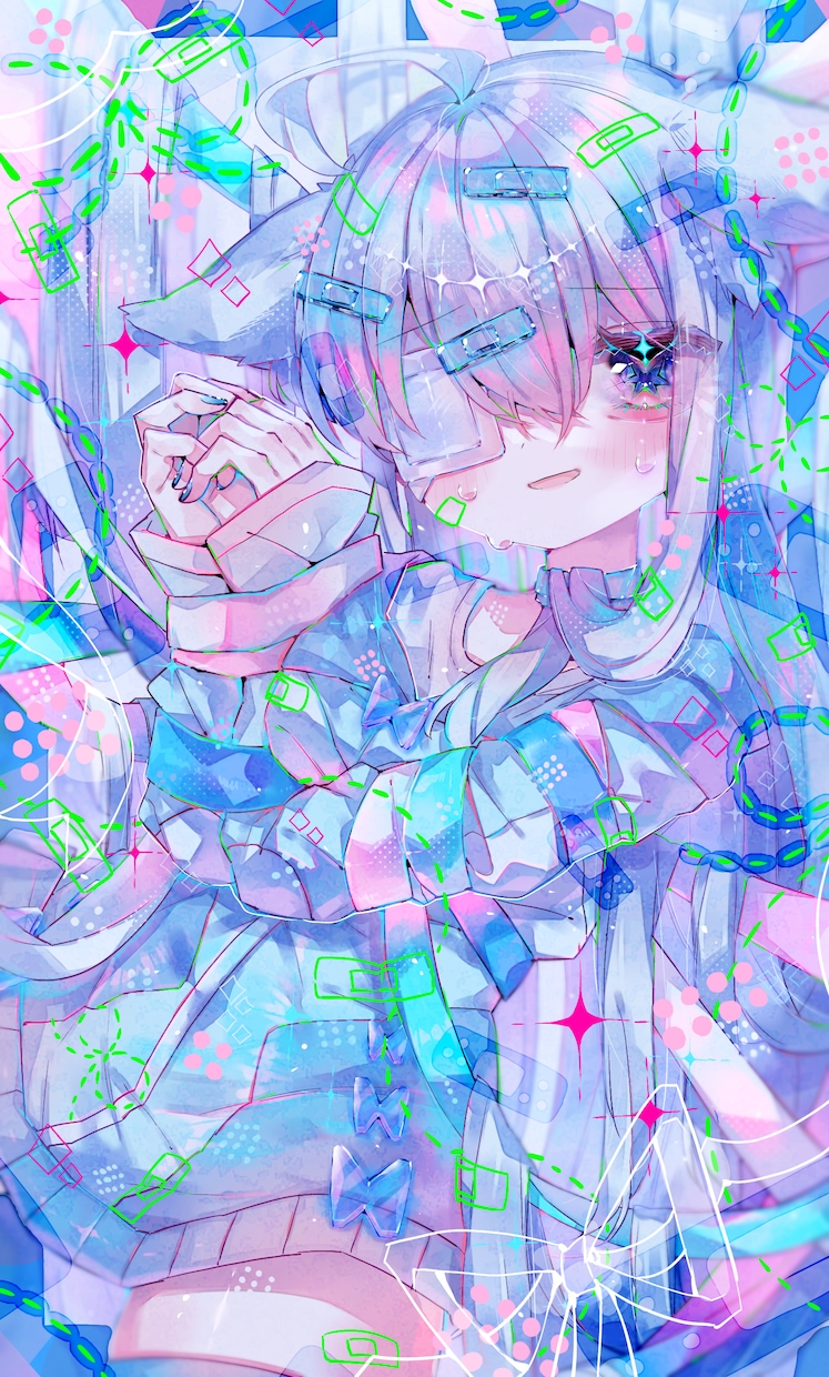キラキラポップなイラスト描きます 活動者さま、創作者さま、個人さま！何でも描かせてください！！ イメージ2