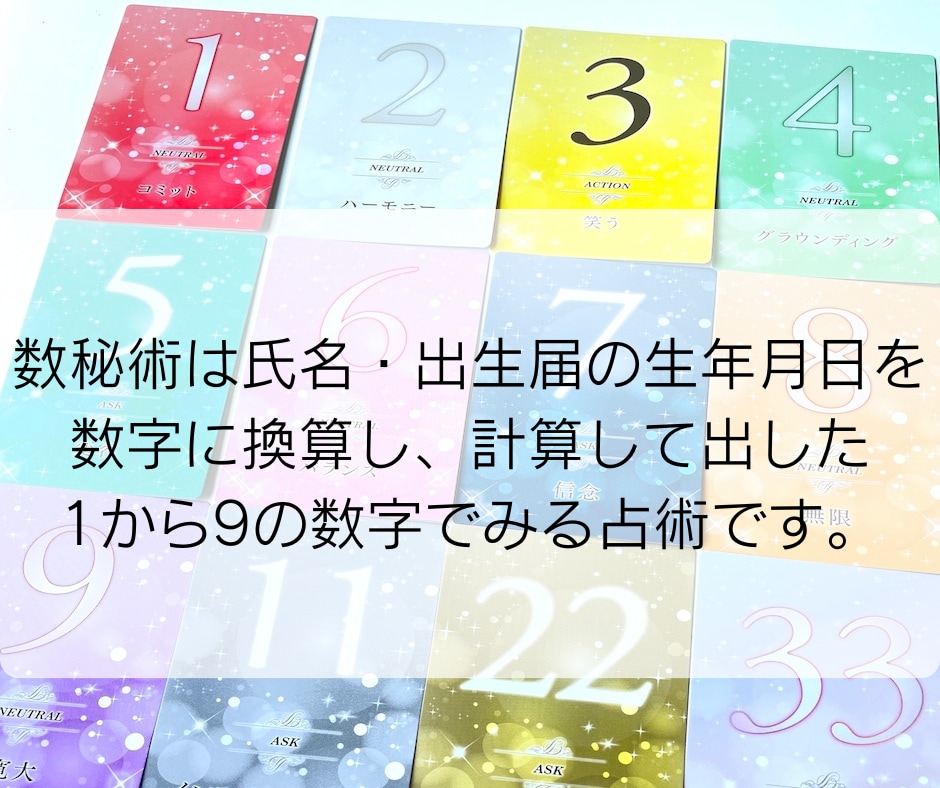 数秘術／大切な３つの数字を教えます 自分を知りたい、より自分らしく生きられるようになりたい方へ イメージ2