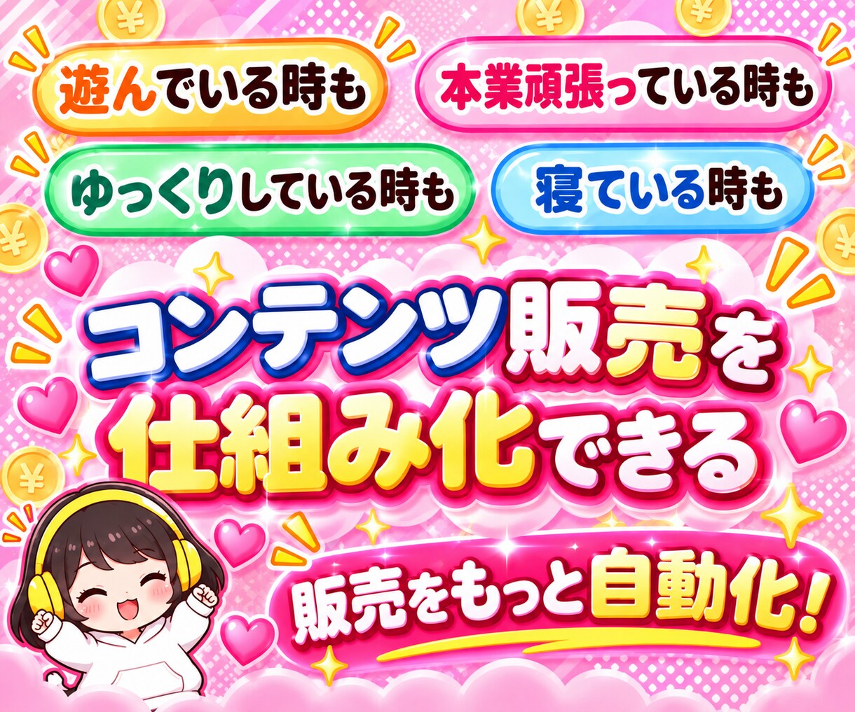 即販売できるコンテンツをあなたに代わって作成します 忙しくても大丈夫！究極の時短技！あなたは販売するだけでＯＫ★ イメージ4