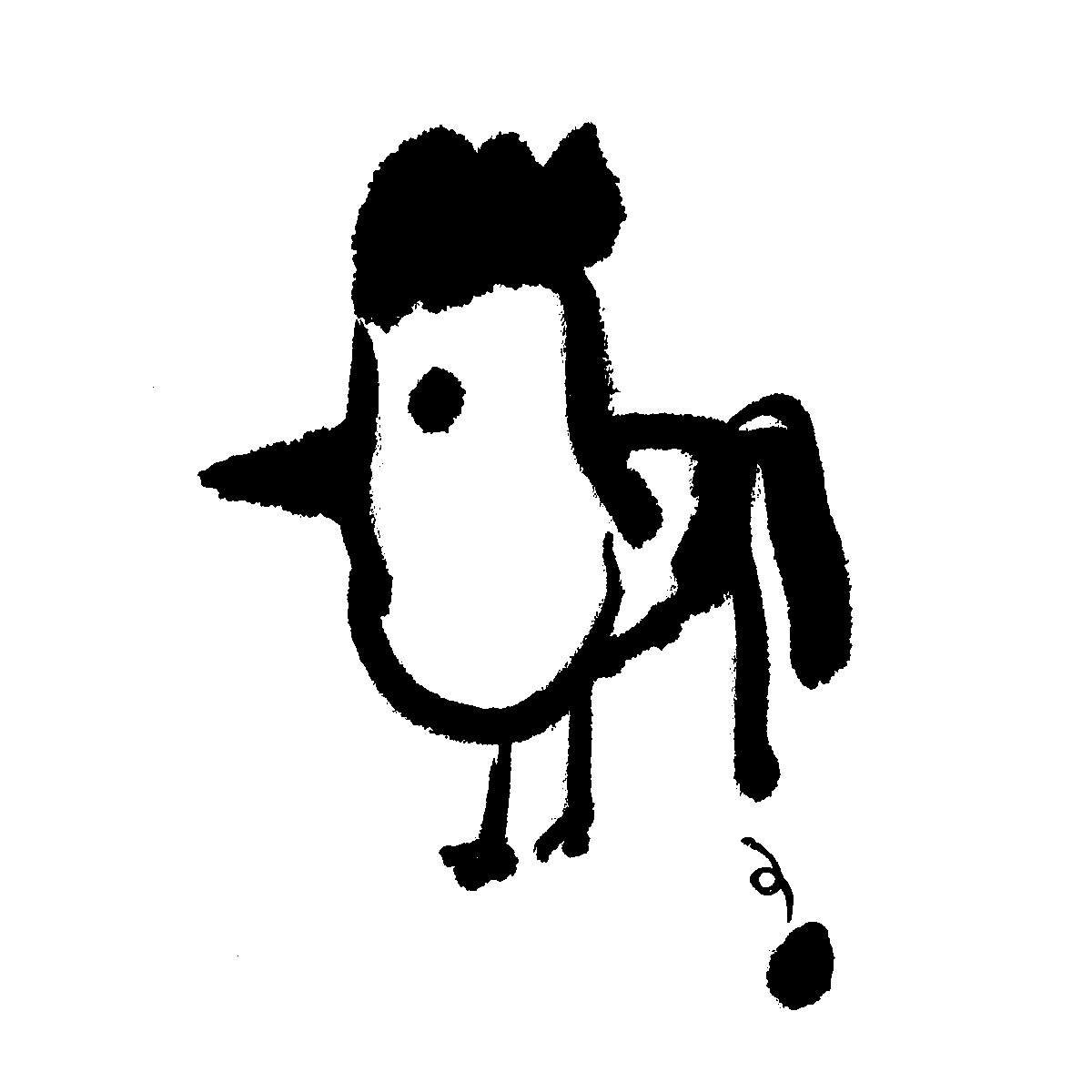 簡単な墨のイラスト描きます 素朴だったり、へたうまだったり イメージ4