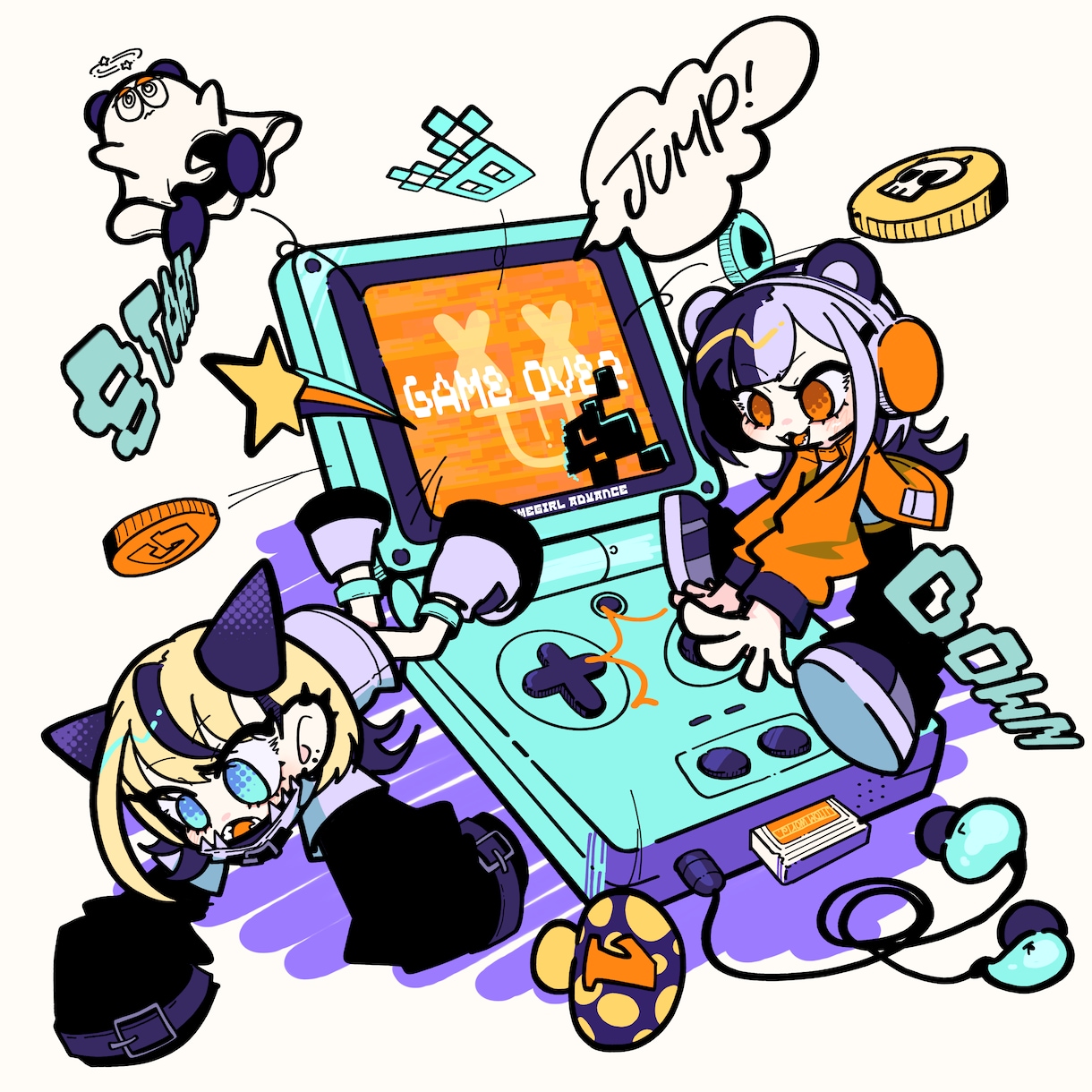目を引くオリジナルアイコン制作します グッズ制作用イラストやキャラクターデザインもお任せください！ イメージ6