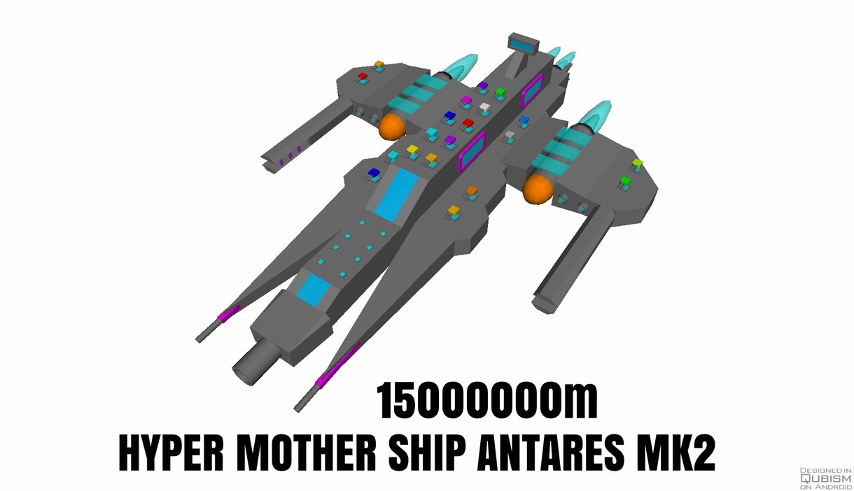 宇宙船達を販売します QUBISM3Dで作成した宇宙戦艦達です。 イメージ4