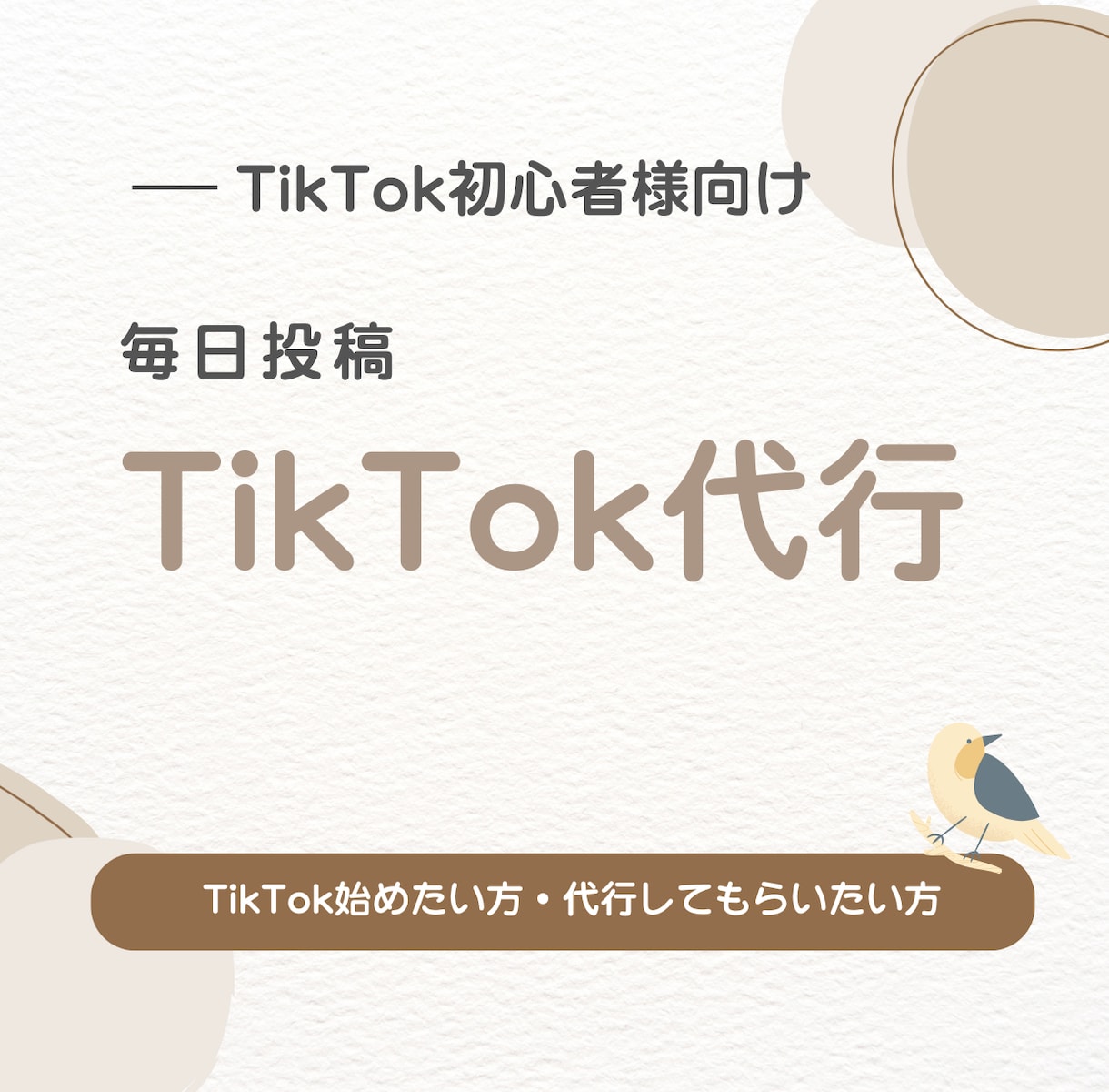 TikTok運用代行致します TikTok運用を丸投げ！集客・採用・収益化を運用致します イメージ1