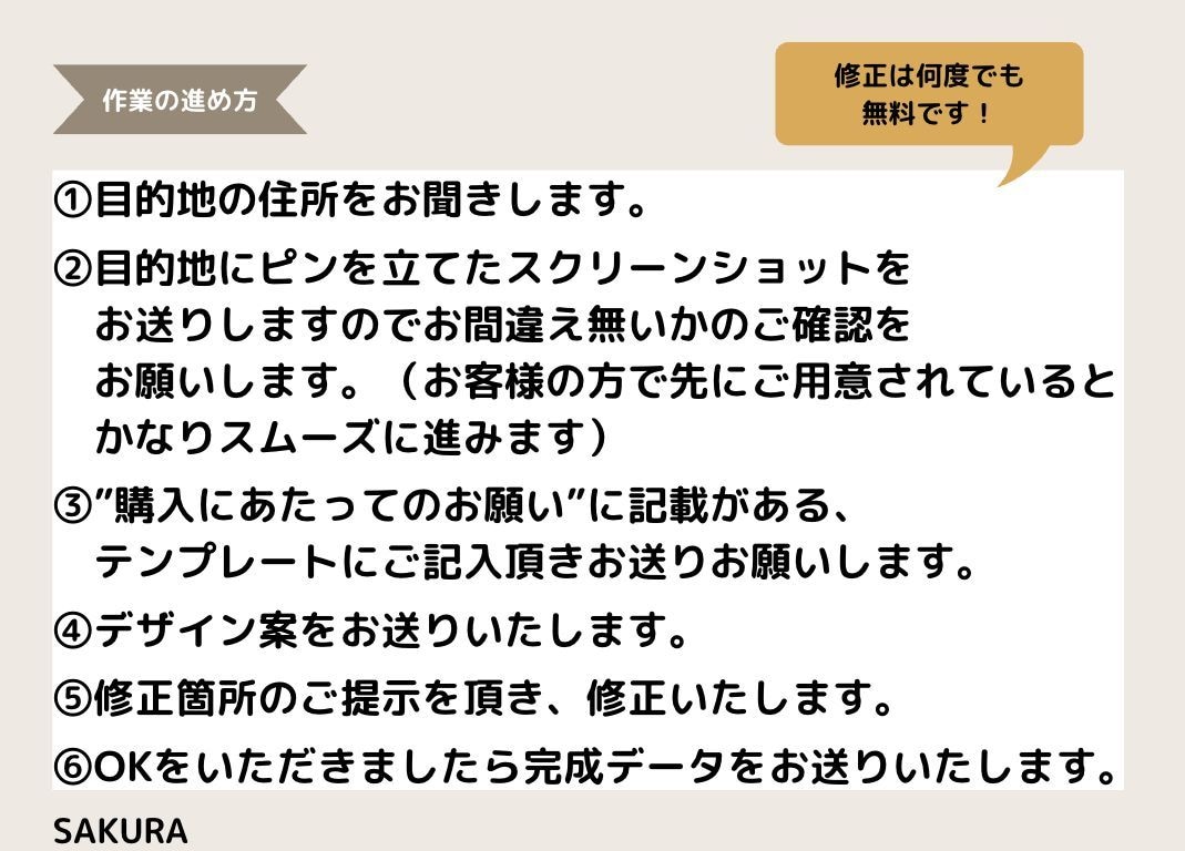 デザイナーがシンプルでわかりやすい地図を作ります 情報を整理し“集客”に結び付くような簡易地図を作成します！ イメージ2