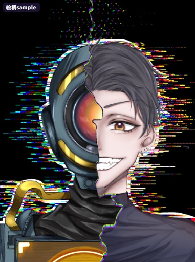SNS・歌ってみたサムネ・配信用イラスト描きます キャラデザインも１からお手伝いいたします。 イメージ1