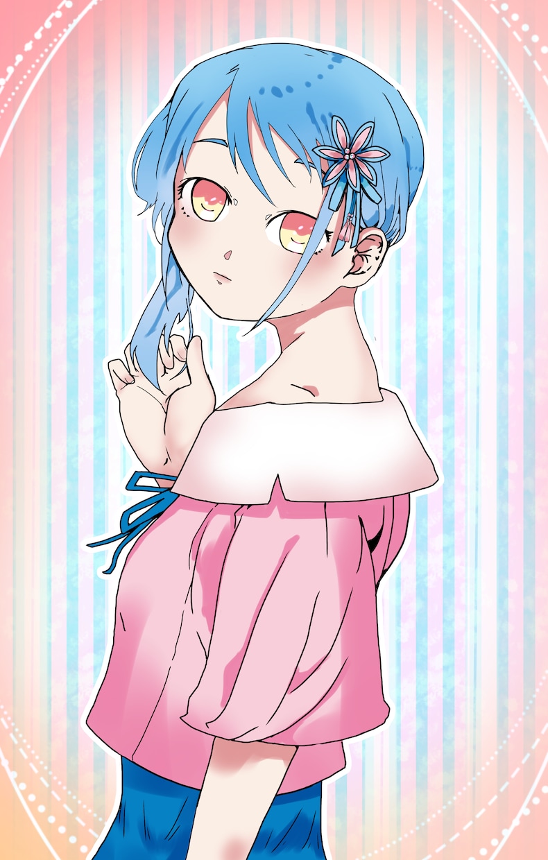 女の子アイコンイラスト描きます 女の子オリジナルアイコンが欲しい方へ イメージ2