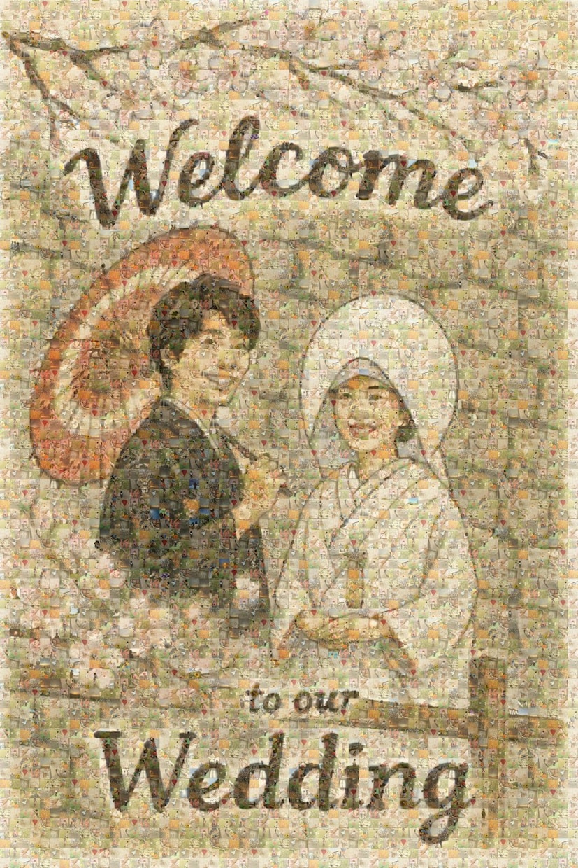 贈り物特集！似顔絵からモザイクアート作成します 似顔絵×高品質モザイクで感動の1枚を！ イメージ6
